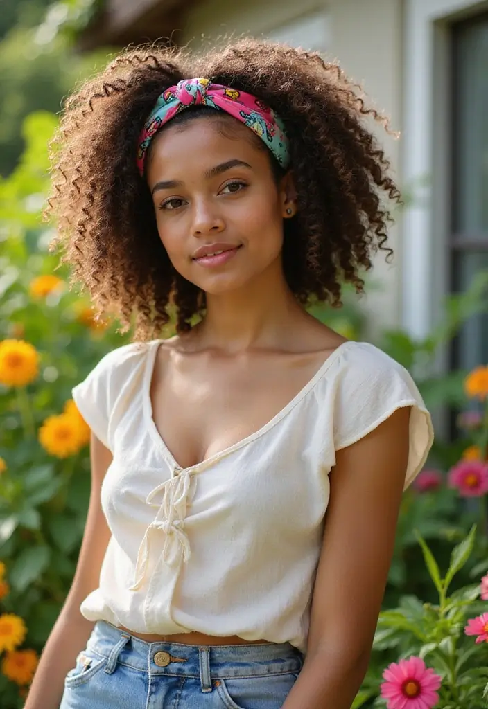 14 Curly Hairstyles That Will Make You Love Your Natural Hair (Don't Miss #10!) - 2. Defined Curls with a Headband