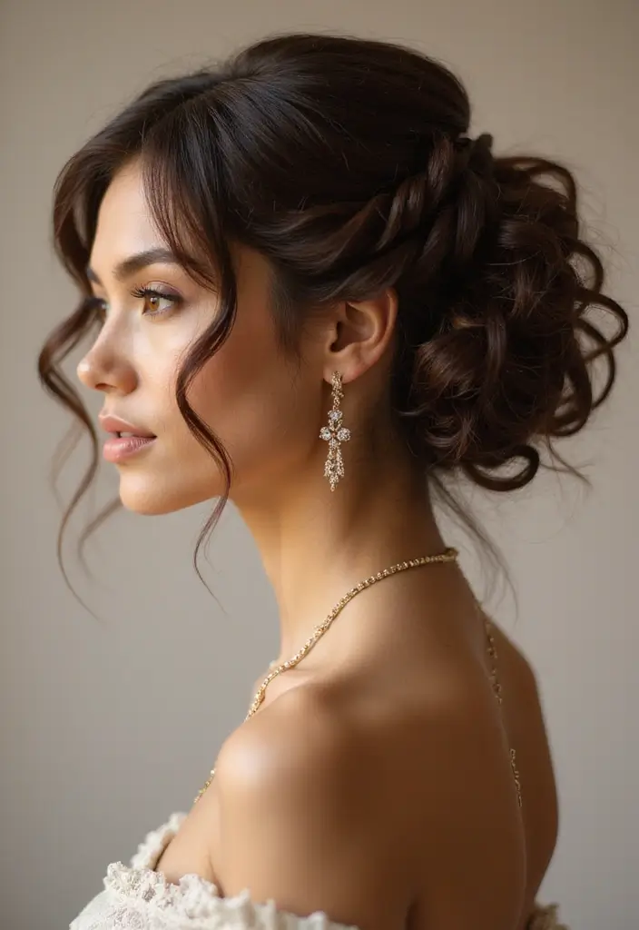 14 Curly Hairstyles That Will Make You Love Your Natural Hair (Don't Miss #10!) - 3. Curly Updo: Twist and Pin