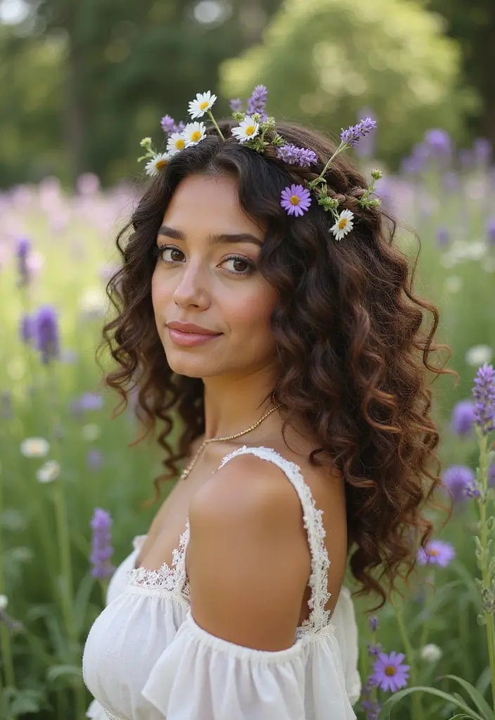 14 Curly Hairstyles That Will Make You Love Your Natural Hair (Don't Miss #10!) - 5. Braided Crown for Curly Hair