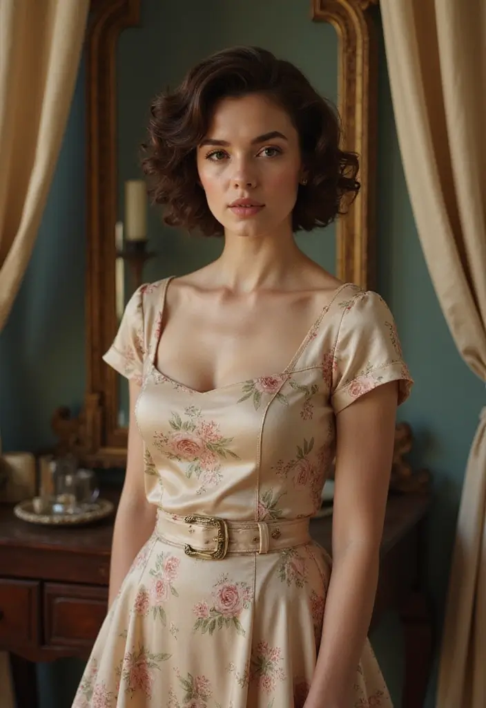 14 Curly Hairstyles That Will Make You Love Your Natural Hair (Don't Miss #10!) - 8. Vintage Curly Glam