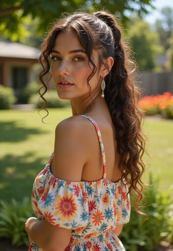 14 Curly Hairstyles That Will Make You Love Your Natural Hair (Don't Miss #10!) - 9. Braided Ponytail for Curly Hair