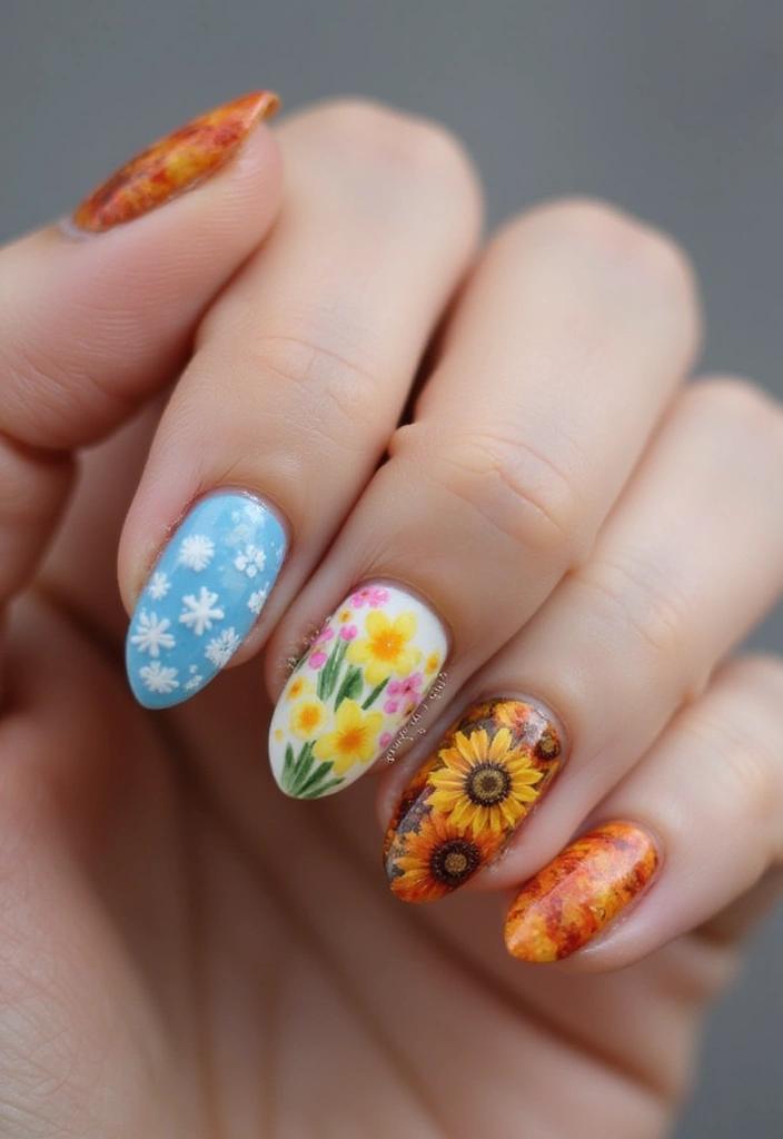 15 Stunning Nail Designs You Need to Try This Season (Your Friends Will Be Jealous!) - 13. Seasonal Themes