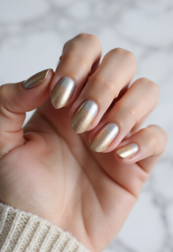 15 Stunning Nail Designs You Need to Try This Season (Your Friends Will Be Jealous!) - 5. Metallic Shine
