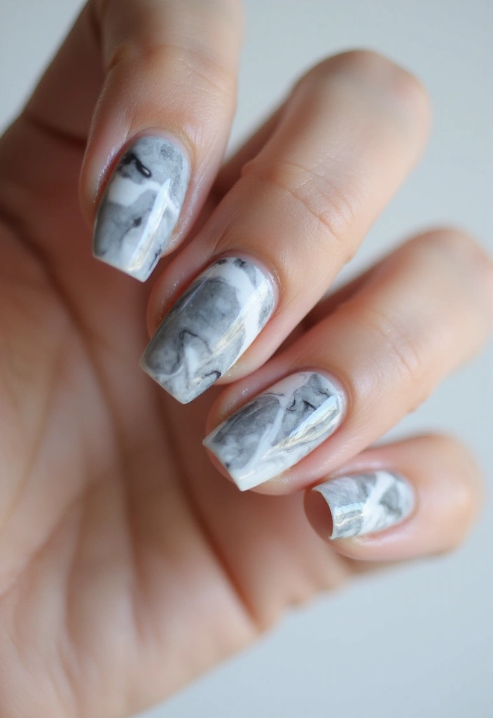 15 Stunning Nail Designs You Need to Try This Season (Your Friends Will Be Jealous!) - 8. Marble Effect