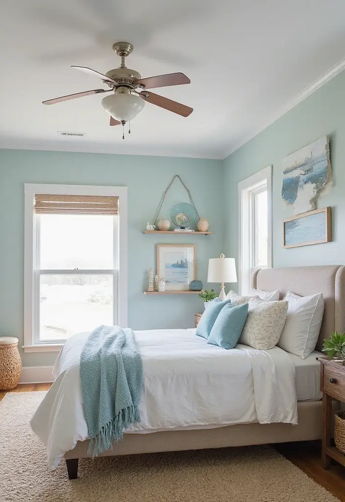 20 Colorful Bedroom Themes That Will Make You Feel Alive Every Morning! - 16. Coastal Breeze