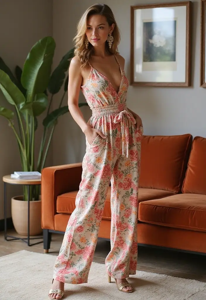 20 Date Night Outfits That'll Make Your Heart Skip a Beat (#11 Is a Showstopper!) - 8. Jumpsuit Joy