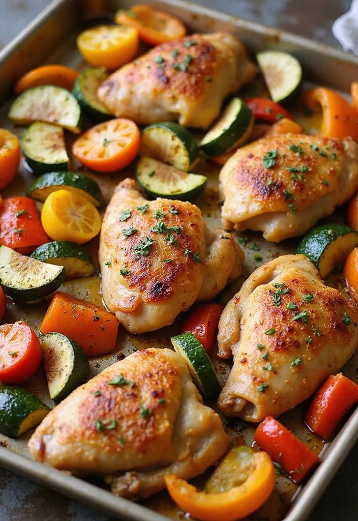 20 Healthy Dinner Ideas That Taste Amazing (Wait Until You Try #12!) - 2. Sheet Pan Lemon Garlic Chicken