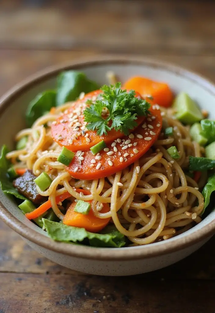 20 Healthy Dinner Ideas That Taste Amazing (Wait Until You Try #12!) - 20. Asian Noodle Salad