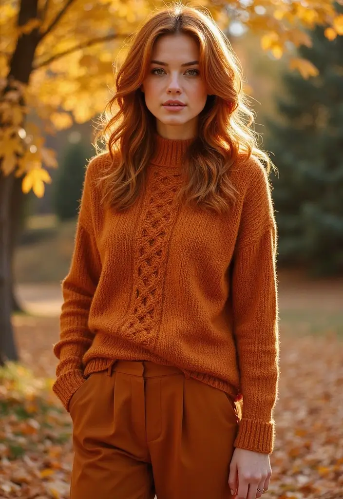 25 Colorful Hairstyles That Will Turn Heads (You Won’t Believe #18!) - 14. Fiery Copper