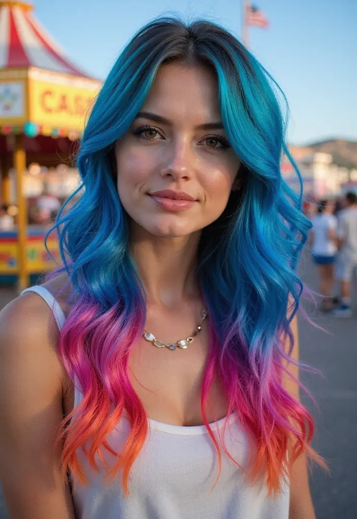 25 Colorful Hairstyles That Will Turn Heads (You Won’t Believe #18!) - 20. Flicked Ends