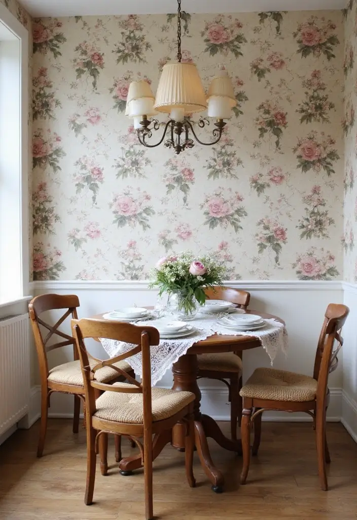25 Stunning Floral Wallpaper Ideas That'll Transform Your Space into a Garden Paradise! - 24. French Country Florals