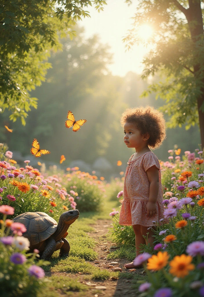 12 Magical Buonanotte Stories for Kids That Will Spark Their Imagination! - 1. The Enchanted Garden