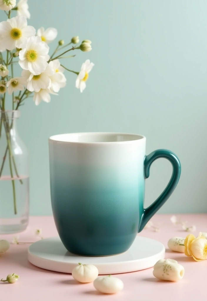 12 Unique DIY Ceramic Mugs That Make Perfect Gifts (Wait Until You See #5!) - 9. Ombre Effects for a Soft Touch