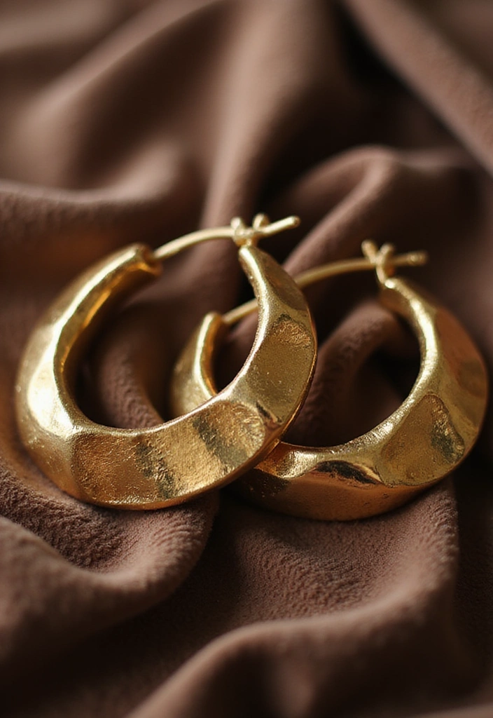 13 Gold Earrings Trends That Will Elevate Your Jewelry Game (Just Wait Until You See #8!) - 1. Bold Chunky Hoops