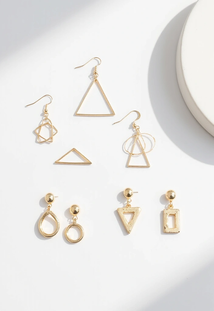 13 Gold Earrings Trends That Will Elevate Your Jewelry Game (Just Wait Until You See #8!) - 11. Geometric Shapes