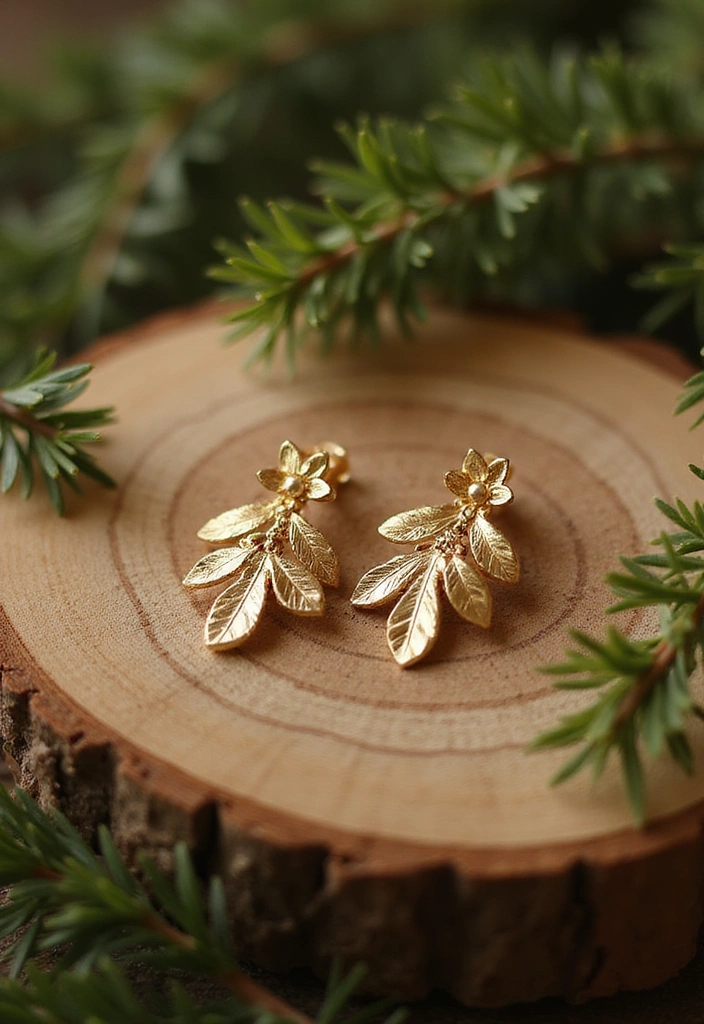 13 Gold Earrings Trends That Will Elevate Your Jewelry Game (Just Wait Until You See #8!) - 12. Nature-Inspired Designs