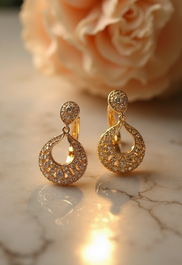 13 Gold Earrings Trends That Will Elevate Your Jewelry Game (Just Wait Until You See #8!) - 5. Elegant Drops