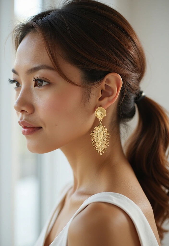 13 Gold Earrings Trends That Will Elevate Your Jewelry Game (Just Wait Until You See #8!) - 8. Asymmetrical Designs (Just Wait Until You See #8!)