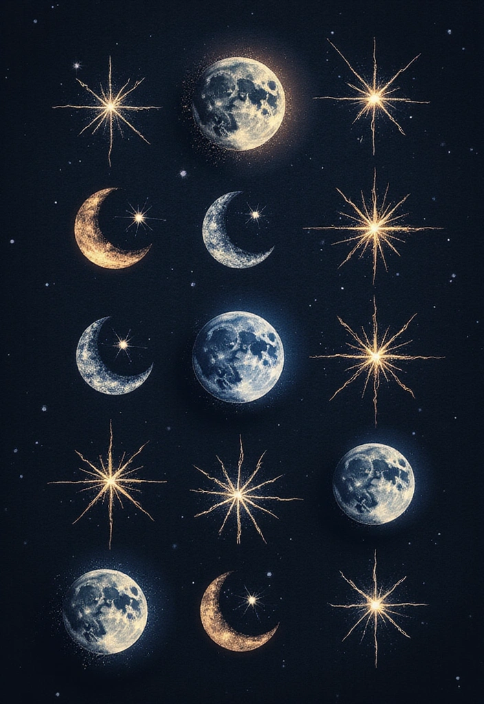 14 Adorably Cute Small Tattoos for Every Tattoo Lover (Don't Miss #11!) - 11. Enchanting Celestial Tattoos