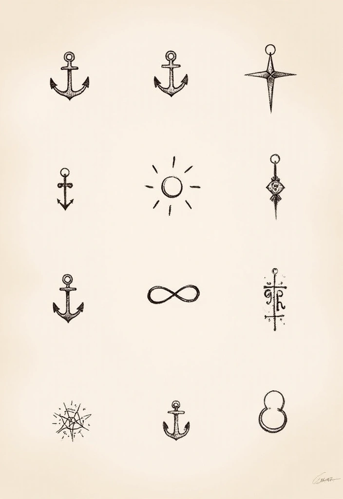 14 Adorably Cute Small Tattoos for Every Tattoo Lover (Don't Miss #11!) - 14. Unique Symbol Tattoos