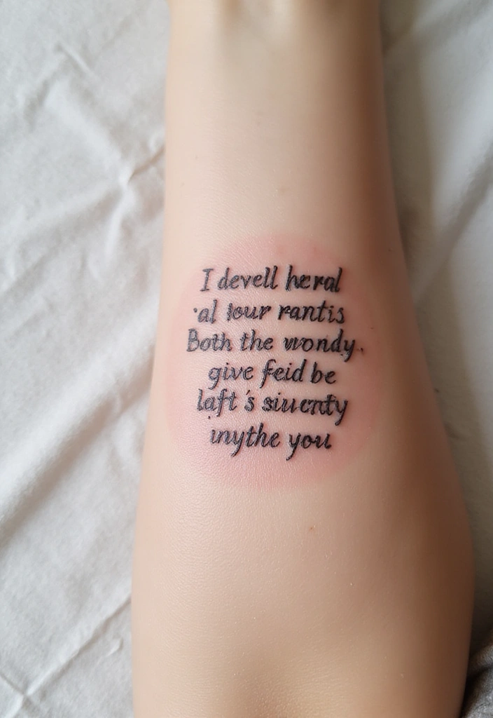 14 Adorably Cute Small Tattoos for Every Tattoo Lover (Don't Miss #11!) - 7. Meaningful Quote Tattoos