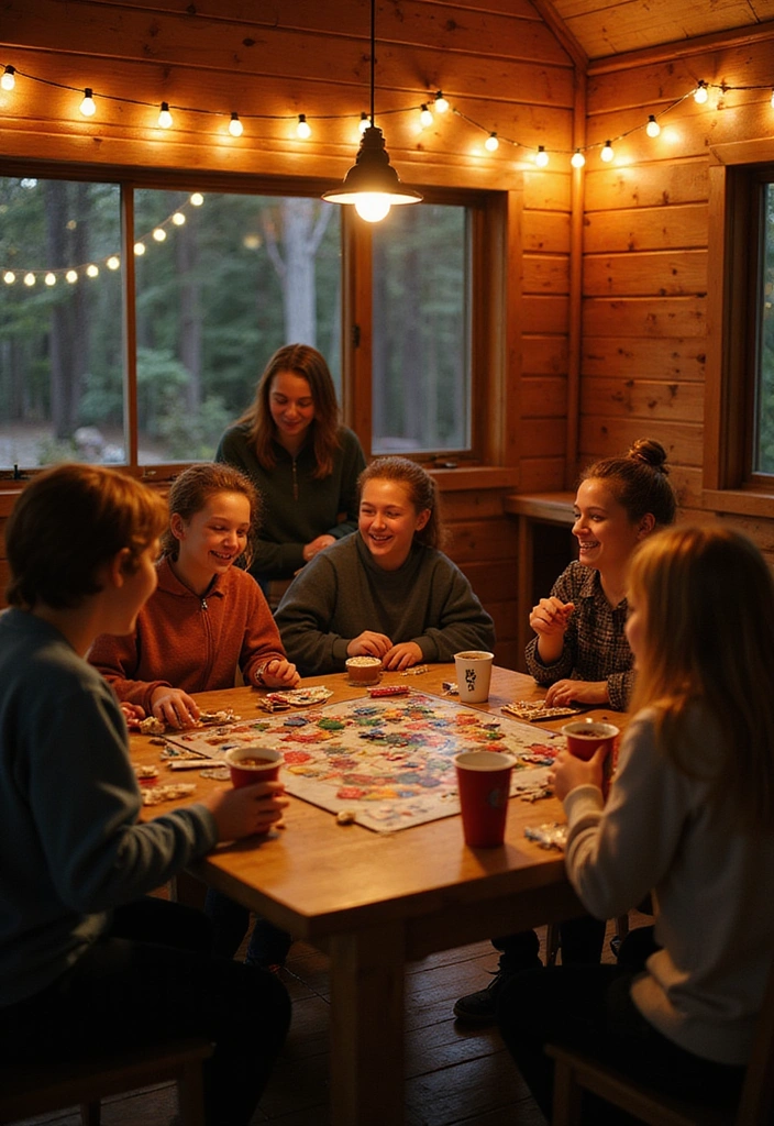 14 Family-Friendly Cabin Weekend Ideas That'll Bring Everyone Together (Don't Miss #5!) - 4. Board Game Tournament
