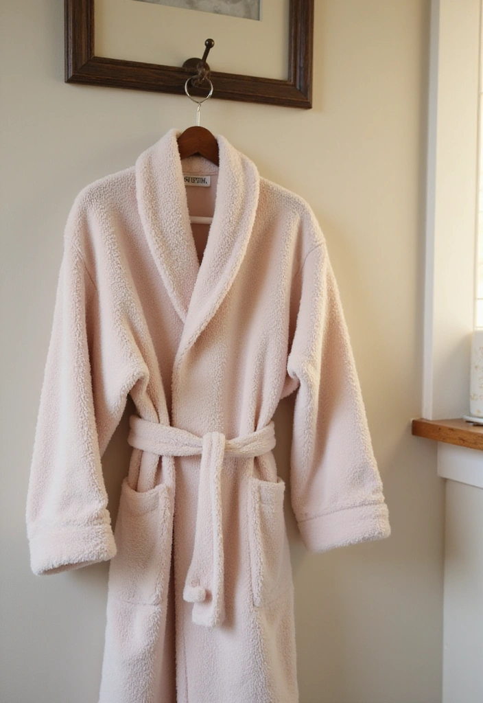 14 Luxury Bathroom Decor Ideas Under $500 (You'll Want #7!) - 12. Sophisticated Bathrobes