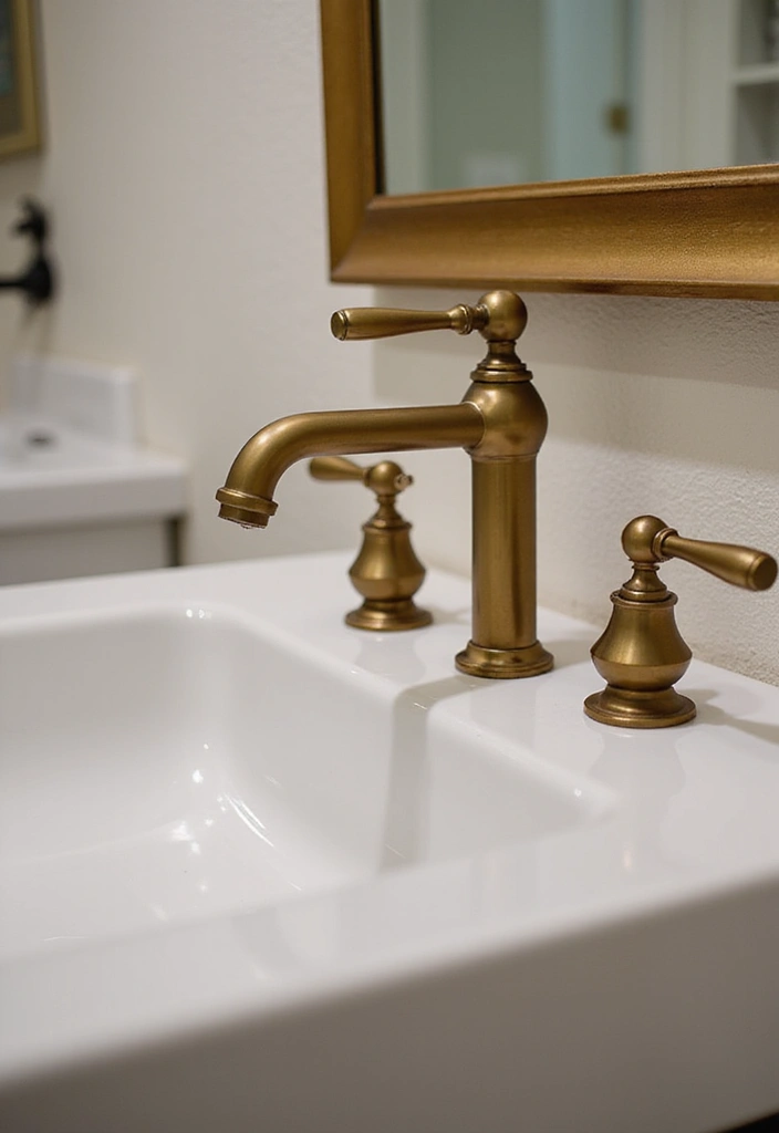 14 Luxury Bathroom Decor Ideas Under $500 (You'll Want #7!) - 13. Stunning Faucets