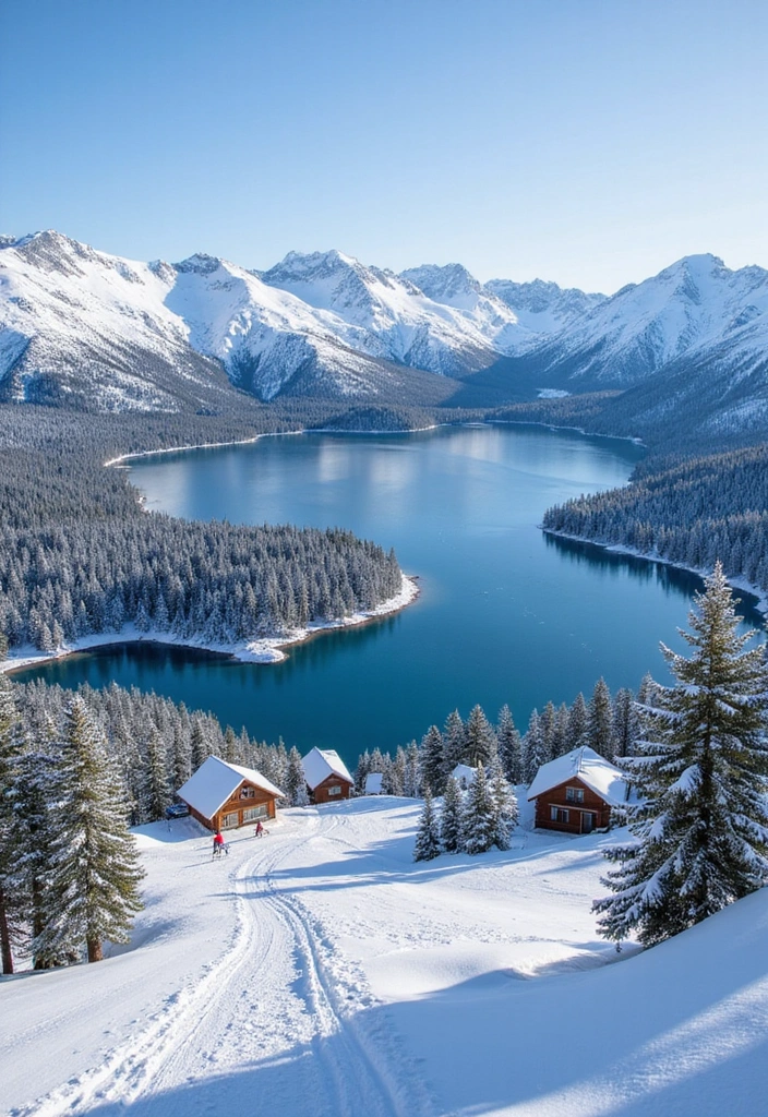 15 Breathtaking Winter Travel Destinations You Must Visit This Year (You'll Wish You Knew #7 Sooner!) - 10. Lake Tahoe, California/Nevada