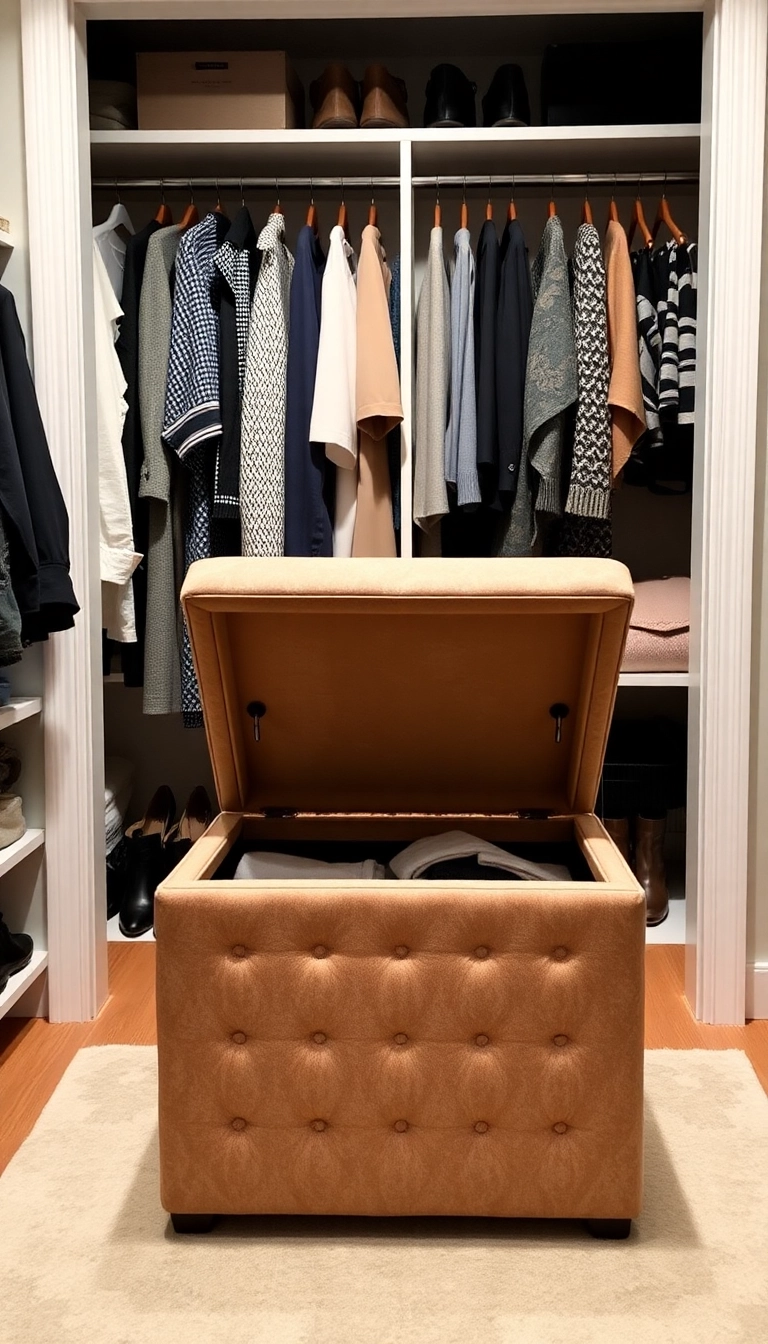 15 Closet Organization Tricks That'll Maximize Your Storage Space (You Won't Believe #7!) - 7. Use Multi-Functional Furniture