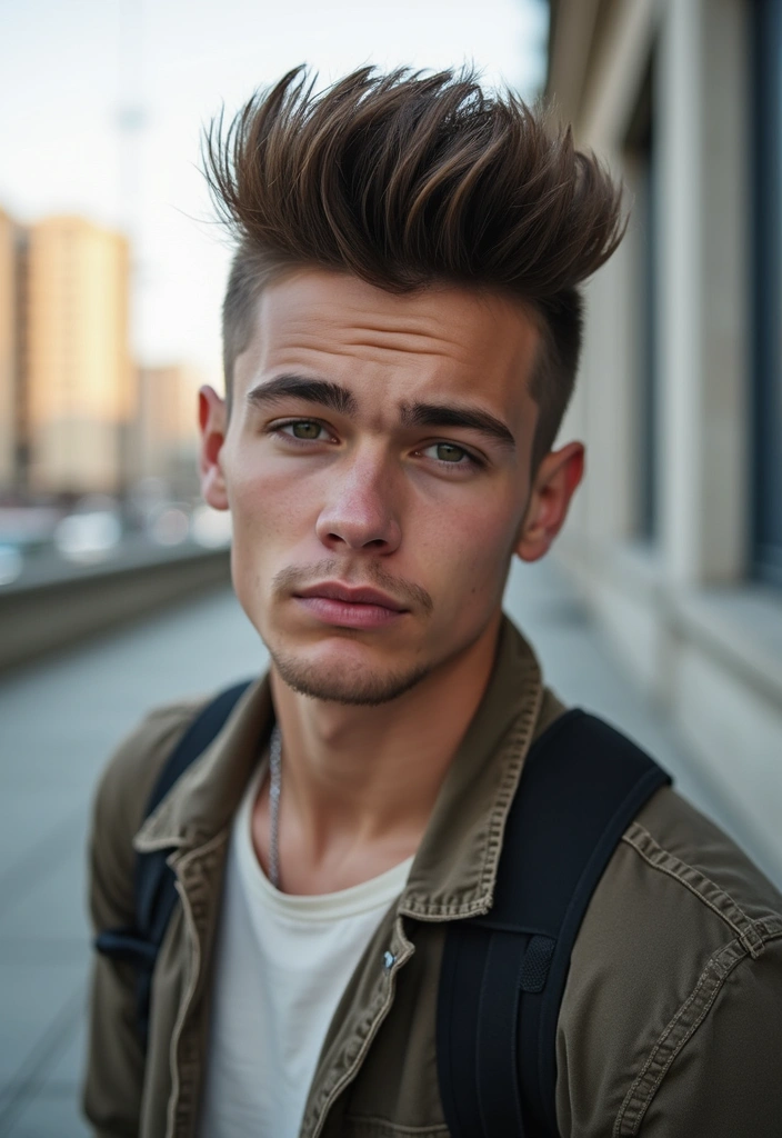 16 Modern Men's Hairstyles That Will Make You Look Instantly Cooler (#3 Is a Game Changer!) - 11. The Faux Hawk