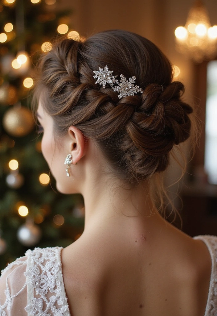 17 Everyday Winter Braids That Are Perfect for Any Occasion (You’ll Want to Try #12!) - 11. Braided Updo