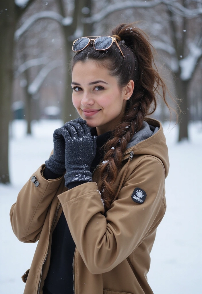 17 Everyday Winter Braids That Are Perfect for Any Occasion (You’ll Want to Try #12!) - 8. Braided Ponytail