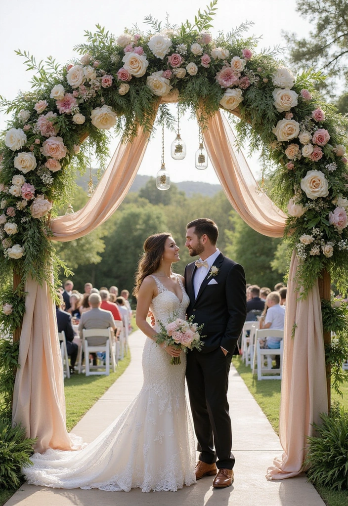 17 Romantic Wedding Decor Ideas That’ll Make Your Big Day Perfect (You Won’t Believe #10!) - 1. Enchanted Floral Arches