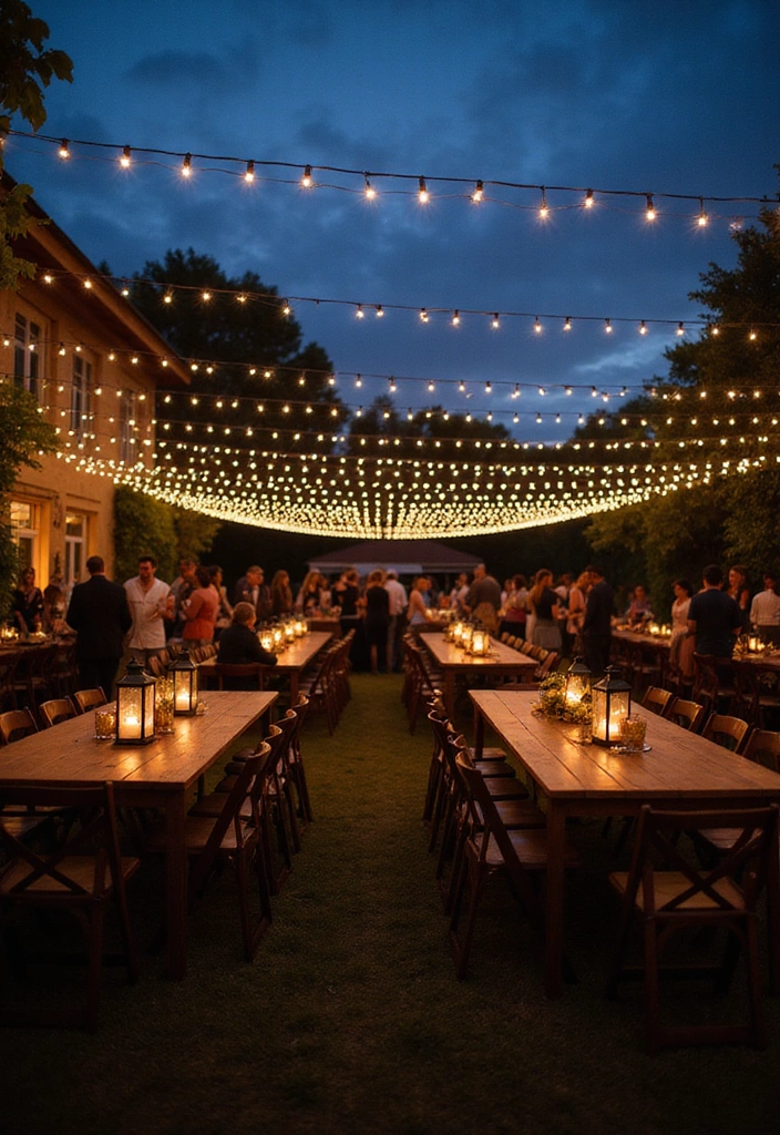 17 Romantic Wedding Decor Ideas That’ll Make Your Big Day Perfect (You Won’t Believe #10!) - 2. Twinkling Fairy Lights