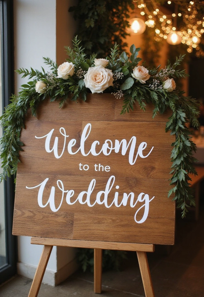17 Romantic Wedding Decor Ideas That’ll Make Your Big Day Perfect (You Won’t Believe #10!) - 5. Personalized Signage