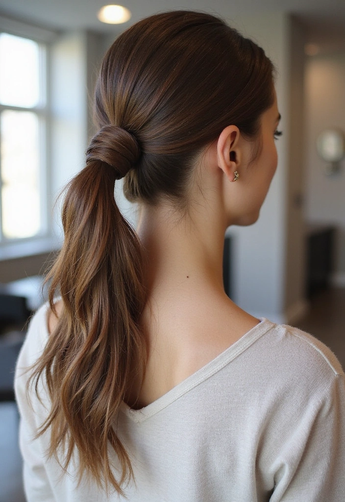 18 Celebrity Hairstyles You Can Totally Rock (Especially #3!) - 16. Ponytail with a Twist: Unique and Stylish