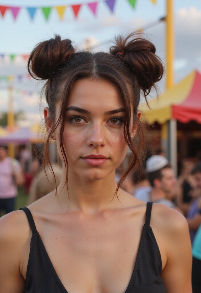 18 Celebrity Hairstyles You Can Totally Rock (Especially #3!) - 18. Space Buns: Fun and Funky