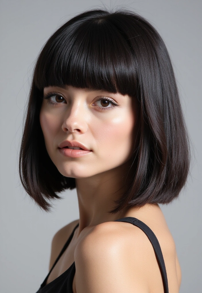 18 Celebrity Hairstyles You Can Totally Rock (Especially #3!) - 6. Bold Bangs: A Statement Look