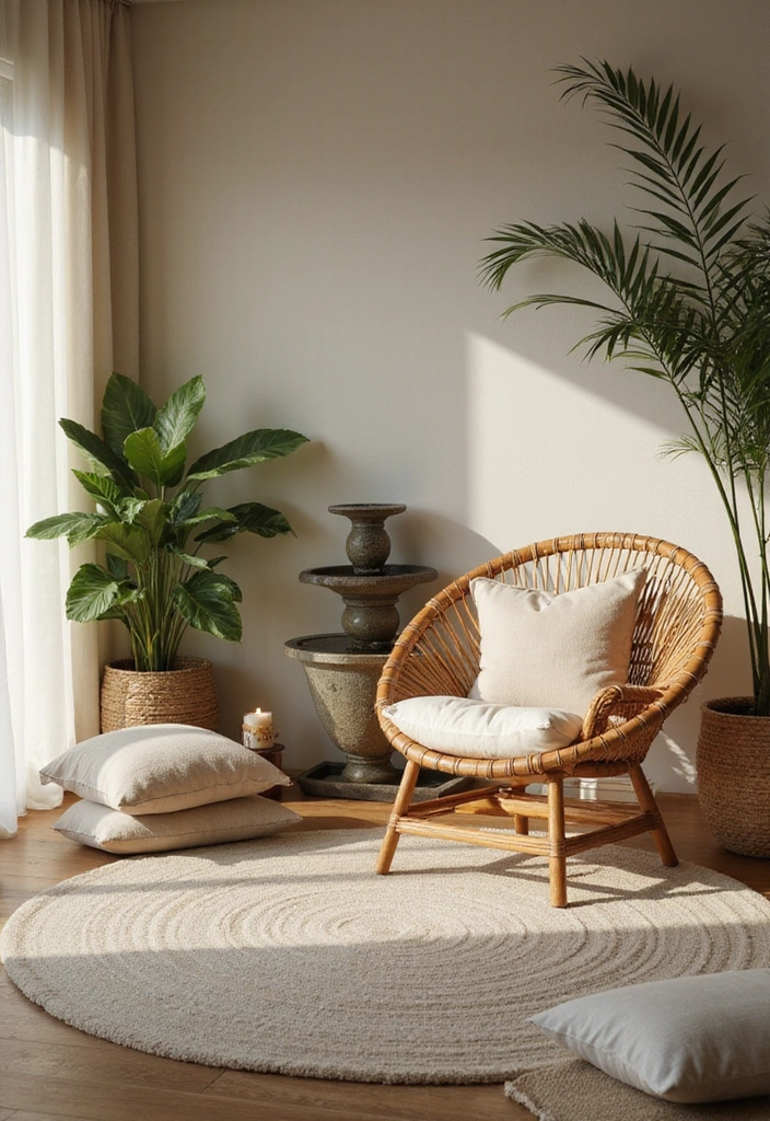 19 Cozy Living Room Transformations That Will Make You Want to Redecorate Immediately! - 12. Zen Sanctuary