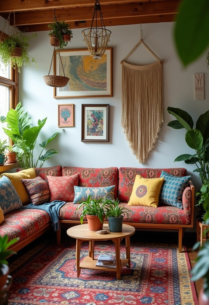 19 Cozy Living Room Transformations That Will Make You Want to Redecorate Immediately! - 2. Bohemian Bliss