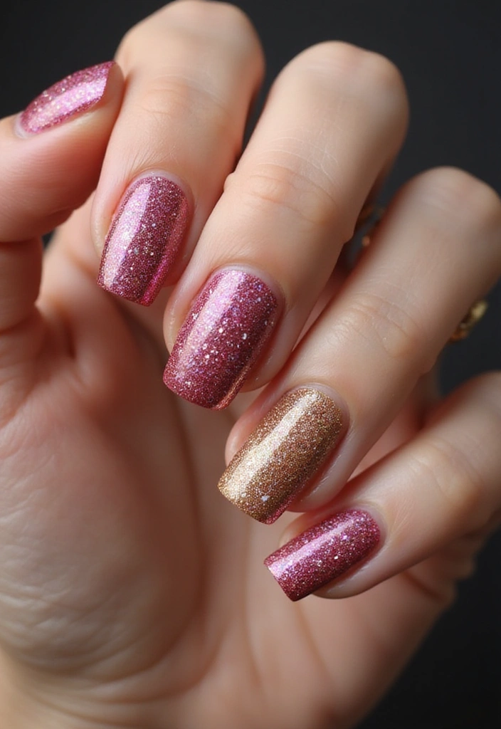 20 Vibrant Spring Nail Ideas That’ll Make You Smile All Season Long! - 6. Sparkly Glitter