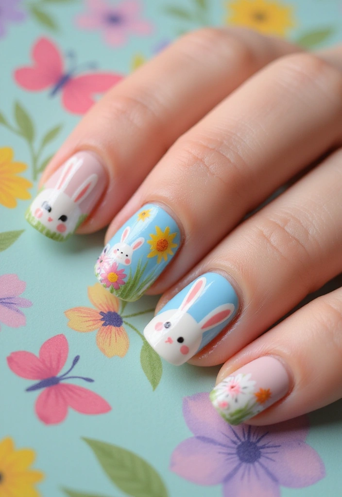 20 Vibrant Spring Nail Ideas That’ll Make You Smile All Season Long! - 7. Cute Critters