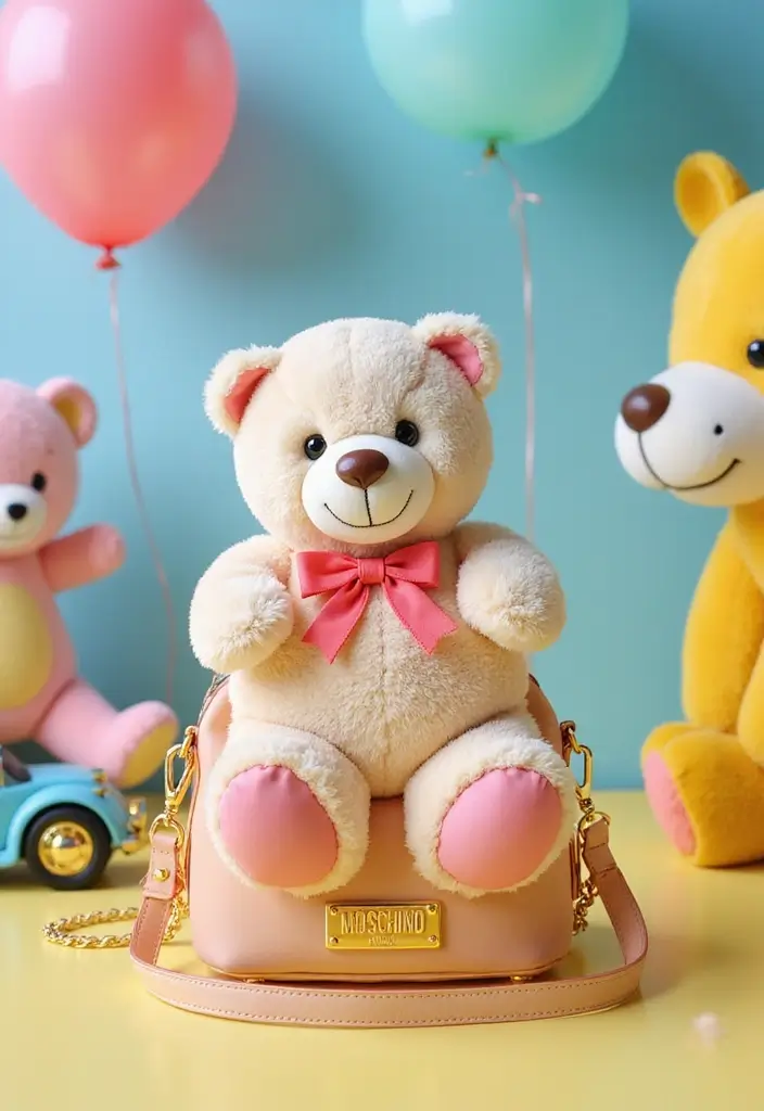 21 Designer Bags That Will Elevate Your Style Game (You Won't Believe #7!) - 13. Moschino Teddy Bear Bag
