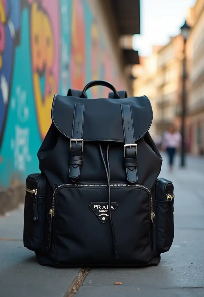 21 Designer Bags That Will Elevate Your Style Game (You Won't Believe #7!) - 3. Prada Nylon Backpack