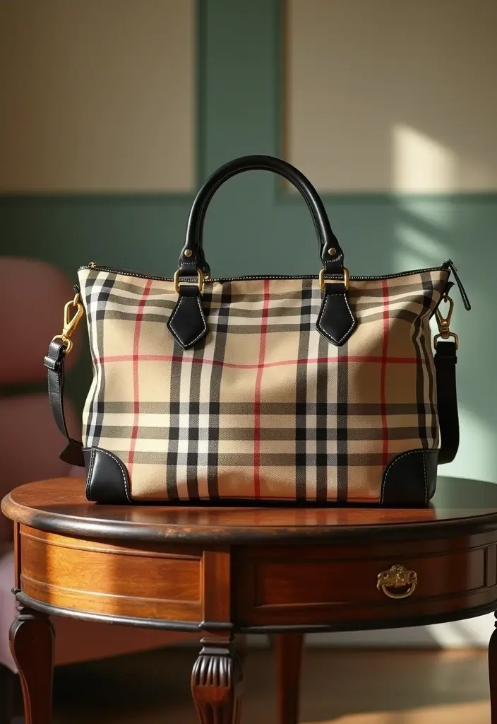 21 Designer Bags That Will Elevate Your Style Game (You Won't Believe #7!) - 9. Burberry Check Bag
