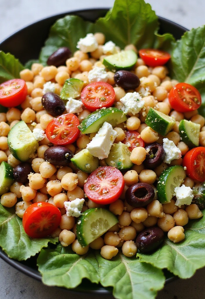 21 Healthy Dinner Recipes That Taste Indulgent (But Are Guilt-Free! #5 Will Surprise You!) - 18. Mediterranean Chickpea Bowl