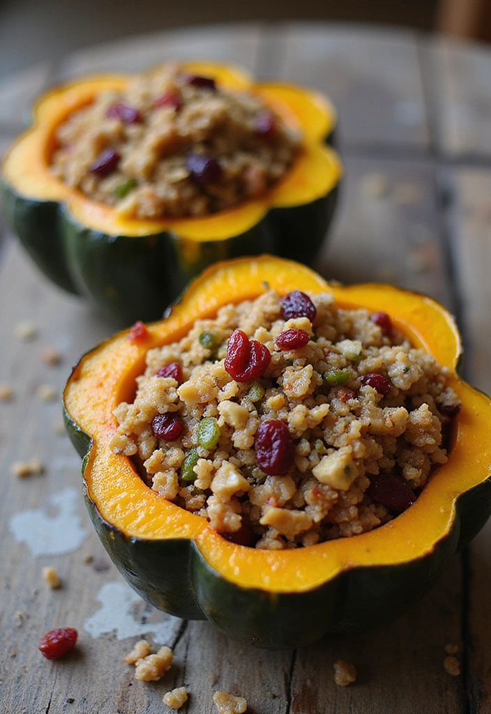 21 Healthy Dinner Recipes That Taste Indulgent (But Are Guilt-Free! #5 Will Surprise You!) - 21. Stuffed Acorn Squash