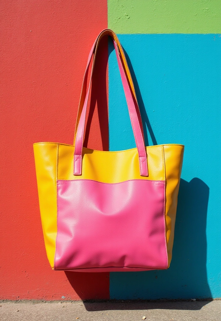 22 Trendy Bags You Need to Get Your Hands On (#11 Will Blow Your Mind!) - 13. The Color-Block Bag: Bold and Bright