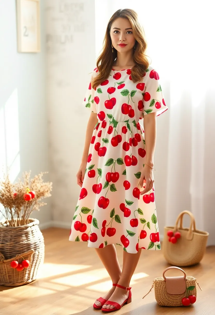 11 Cherry Vibe Fashion Tips to Make Your Outfits Pop All Year - 2. Cherry Prints: A Fun Twist